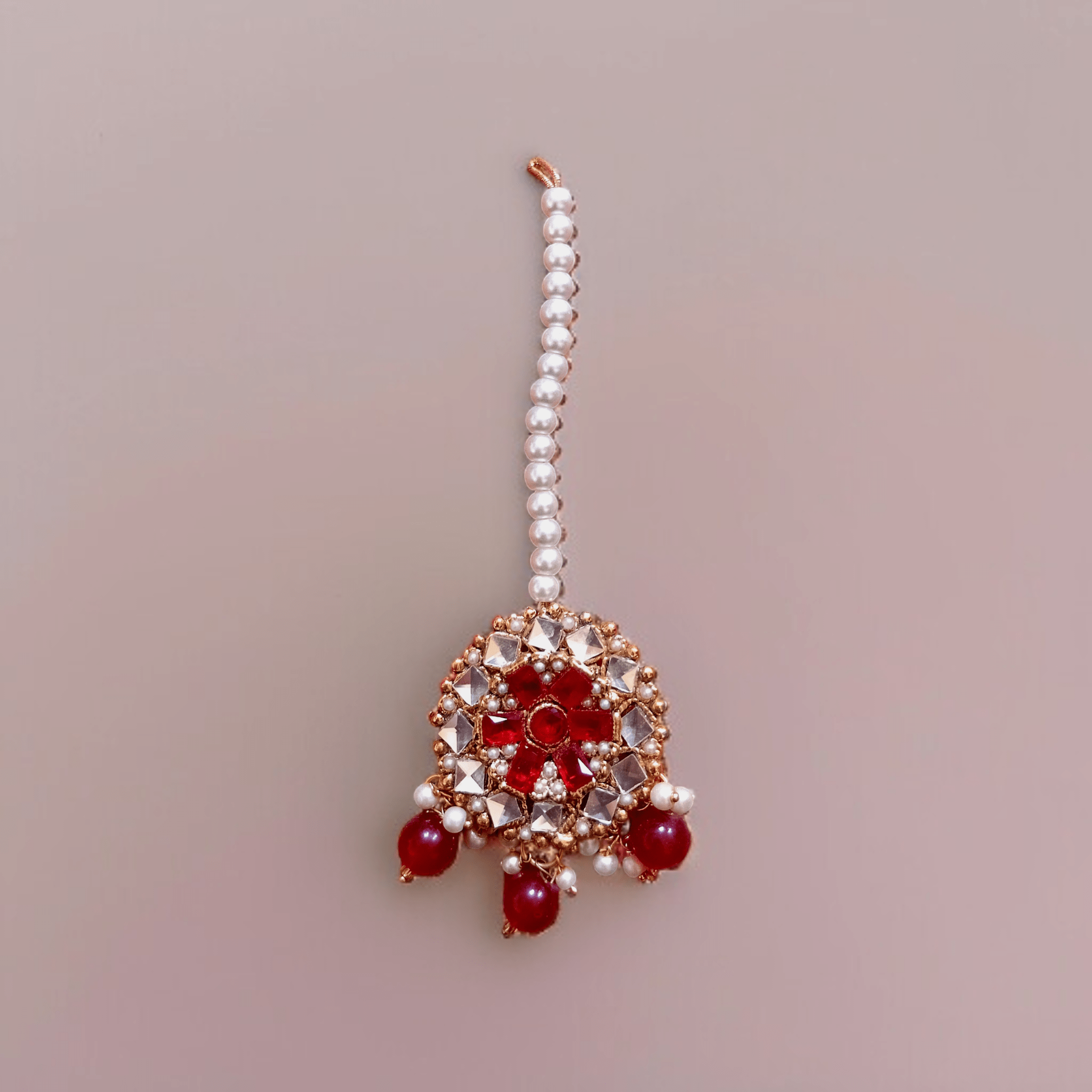 Buy Red colour jewellery maatha patti, Bindya at best price in Pakistan